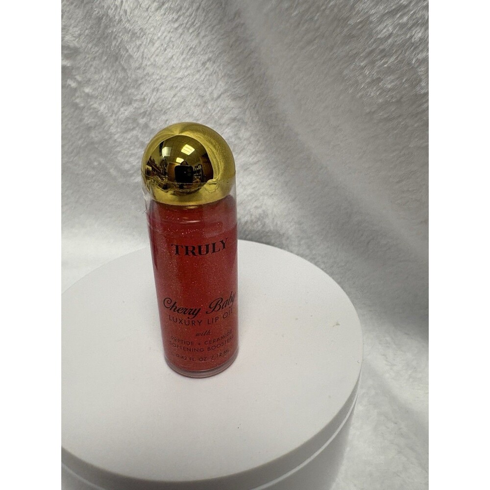 Truly Cherry Baby Luxury Lip Oil .42 oz Full Size New No  Box